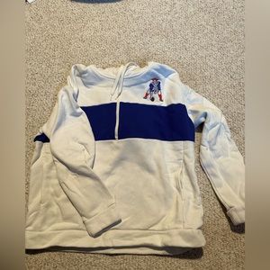 White New England Patriots Sweatshirt